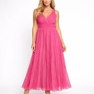 Maison Tara Pink Maxi Dress